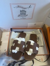 HERMÈS Sandali Arancio Oro