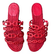 Sandali Hermès Thalassa rossi