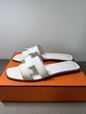 Pantofole Hermès bianco