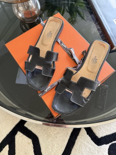 Sandali hermès oran neri - sandali,