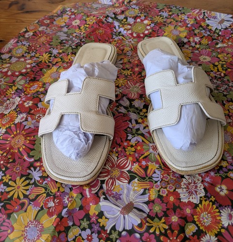 Pantofole hermes ecrù taglia - pantofole,