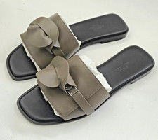 Sandali Hermès Marrone Pelle