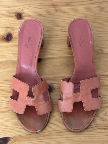 Hermès oasis mules pelle - oasis,