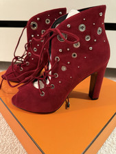 Scarpe scamosciate stringate