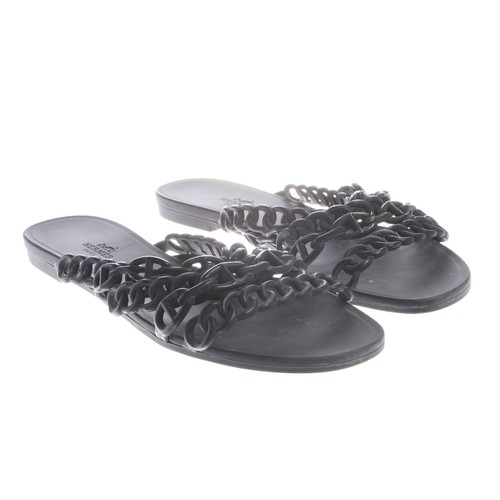 Slides hermès nero - hermès, euro