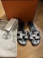 Sandali Hermes Oran argento